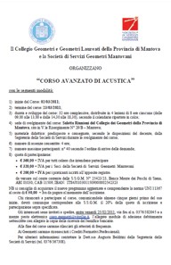 I CORSI INDETTI DA SSGM MANTOVA - CLICCA PER SCARICARNE IL PDF